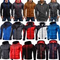 Herren Basic Kapuzenpullover Sweatjacke Pullover Zipper Hoodie Sweatshirt Sport！