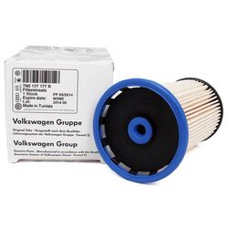 ORIGINAL Audi VW Kraftstofffilter Dieselfilter Q3 CC Passat Tiguan 7N0127177Bauch für Seat Alhambra / VW Sharan 2.0TDI