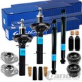 4x SACHS STOßDÄMPFER DOMLAGER 2x PROTECTION KIT VORNE + HINTEN für AUDI A3 (8L1)