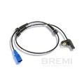 1x Sensor, Raddrehzahl BREMI 50254 passend für PEUGEOT