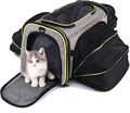 HOTLANTIS Tragetasche für Katzen und Hunde, Haustier-Reisetasche, tragbar, faltb