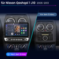 Carplay Android Autoradio Für Nissan Qashqai 1 J10 06-2013 GPS Navi WIFI BT DAB+