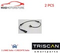 ABS SENSOR DREHZAHLFÜHLER PAAR VORNE TRISCAN 8180 16104 2PCS A FÜR FORD FOCUS