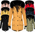 Navahoo Damen Winter Jacke Parka FVSH Stepp winter Mantel Kunstpelz LULUNA