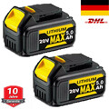 2 PACKS Für DeWalt DCB184 Akku 18V 5.0Ah XR Li-Ion Batterie DCB182 DCB205 DCB200