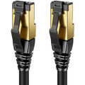 0,25m CAT8.1 Patchkabel S/FTP Netzwerkkabel RJ45 LAN DSL Ethernet Netzwerk Kabel