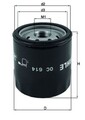 MAHLE Ölfilter OC 614 für ALFA ROMEO CHEVROLET CHRYSLER DODGE