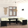 Gartenmöbel Kissen Poly Rattan Sofa Sitzgruppe Lounge mehrere Auswahl vidaXL
