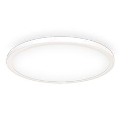 LED Panel Deckenlampe dimmbar ultraflach Deckenleuchte Wohnzimmer Flur weiß