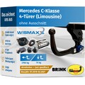 ANHÄNGERKUPPLUNG vert. abnehmbar für MB C-Klasse W205 ab 18 +7pol E-Satz BRINK