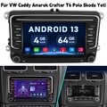 CarPlay Autoradio Android 13 Navi für Skoda Yeti VW Caddy Amarok Crafter T6 Polo