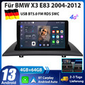 Für BMW X3 E83 2004-2012 Android 13 GPS Navi Autoradio Carplay BT WIFI RDS 4+64G