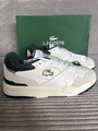 Lacoste Sneaker Leder Neu mit kartonage gr. 44,5 Farbe weiss beige