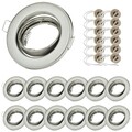 12x LED Einbaustrahler GU10 230V – Schwenkbare Deckenspots 68mm inkl. Fassung