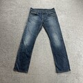 G-STAR RAW 3301 Jeans Herren Hose W32 L32 Revend Straight 26001 Blau Denim