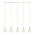 Brilliant Pendelleuchte Lampe Malt Chrom 5-flammig max. 5 x 33W G9 kürzbar