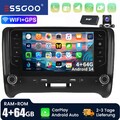 7" Android 14 Für Audi TT 8J 2006-14 Autoradio 64G GPS NAVI WIFI Carplay DAB KAM