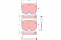 Bremsbelagsatz Scheibenbremse TRW GDB1599 für W220 SL SLR C219 CLS MERCEDES W211