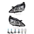 Scheinwerfer Set inkl. OSRAM Lampen H7 HB3 mit LWR Motor für Peugeot 308 SW II