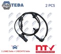 HCA-PL-018 ABS SENSOR DREHZAHLFÜHLER VORNE NTY 2PCS FÜR OPEL ASTRA K
