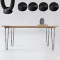 4er Set Hairpin Legs Schwarz 30CM Stahl Tischbeine Haarnadelbeine Tischgestell