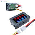 DC 100V 10A 50A Voltmeter Ammeter Blue+Red LED Dual Digital Volt Amp Meter Gauge