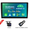 CAM+Eonon 10,1" Android 13 8Kern Autoradio 2 DIN DAB+ GPS Navi CarPlay Bluetooth
