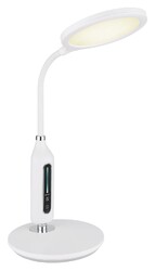 GLOBO Lighting Tischleuchte FRUGGY LED weiss  weiß Tischlampe Klemmleuchte