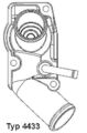 BorgWarner (Wahler) (4433.92D) Thermostat Kühlmittel für OPEL