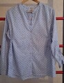 PECKOTT Bluse Damen Oberteil Hemd Hemdbluse Gr. 40/42 / 100 %BW  hellblau