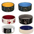 TRIXIE Keramiknapf für Hunde Diverse Muster Spülmaschinengeeignet Hundenäpfe