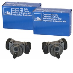 2x ATE RADBREMSZYLINDER 22,2mm passend für RENAULT 17 ESTAFETTE TROMMELBREMSE