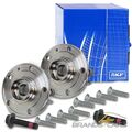 SKF 2x RADLAGER VORNE HINTEN FÜR VW BEETLE CADDY GOLF 5 6 JETTA PASSAT TOURAN