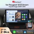 Für Peugeot 107 Citroen C1 Toyota Aygo 64G Android 14 Autoradio CarPlay GPS Navi