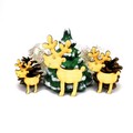 Elch Bruno aus Holz, 3er Set, Weihnachten, Geschenk, Dekoration, Tischdeko
