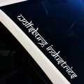 Frontscheibenaufkleber WolfsburgI1 Weiß Glanz Sticker Tuning Auto Decal FS73