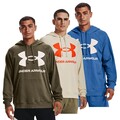 Under Armour Herren Rival Big Logo Soft Fleece Raglan Hoodie Hoody