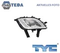 19-0921-01-2 NEBELSCHEINWERFER RECHT TYC FÜR OPEL ASTRA J,ASTRA J CC