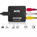 AV zu HDMI Adapter Konverter Full HD 1080P 4k Video Audio TV 3 RCA CVBS HDMI TOP