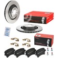 2x Brembo Bremsscheiben Ø330mm + Beläge Hinten passend für Audi A6 C6 Avant 4F5