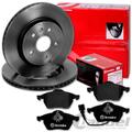 brembo BREMSSCHEIBEN + BELÄGE VORNE für VW GOLF 4 AUDI S3 OCTAVIA RS LEON CUPRA