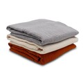 3x Double Gauze Musselin Set je 0,5m x 1,35m Stoff 100% Baumwollstoff Set04