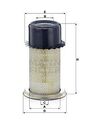 MANN-FILTER C 21 014 Luftfilter für SEAT SKODA VW