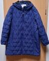Cecil XXL Mantel Steppmantel Blau mit Kapuze