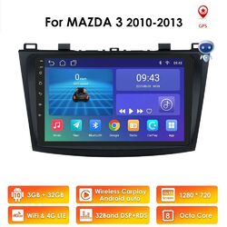 Für Mazda 3 2004-2009 Android AUTO Autoradio 9" GPS Navi DSP+RDS 8-Core 3GB+32GB