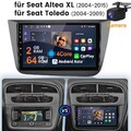 Kam 2+64GB Autoradio GPS NAVI Für Seat Altea XL 2004-2015 Toledo Android Carplay