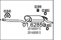 Endschalldämpfer 01.62850 MTS für MERCEDES-BENZ 190
