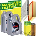 MANN FILTERSET+FUCHS 5W-30 ÖL passend für 3.0 TDI AUDI Q7 4L VW TOUAREG CAYENNE