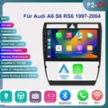 DAB+ Für AUDI A6 S6 RS6 1997-2004 Android 12 Autoradio GPS Navi Carplay RDS 32GB