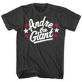 Andre the Giant Wrestler Retro Stars Logo Herren T-Shirt WrestleMania Champion